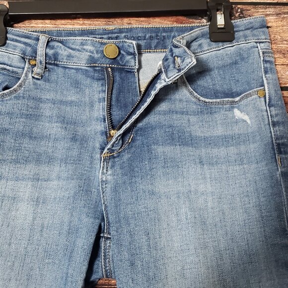 Articles of Society 28 Sarah Distressed Skinny Jeans Blue Balsam Denim - Picture 4 of 11